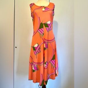 Vintage Abstract Geometric Dress